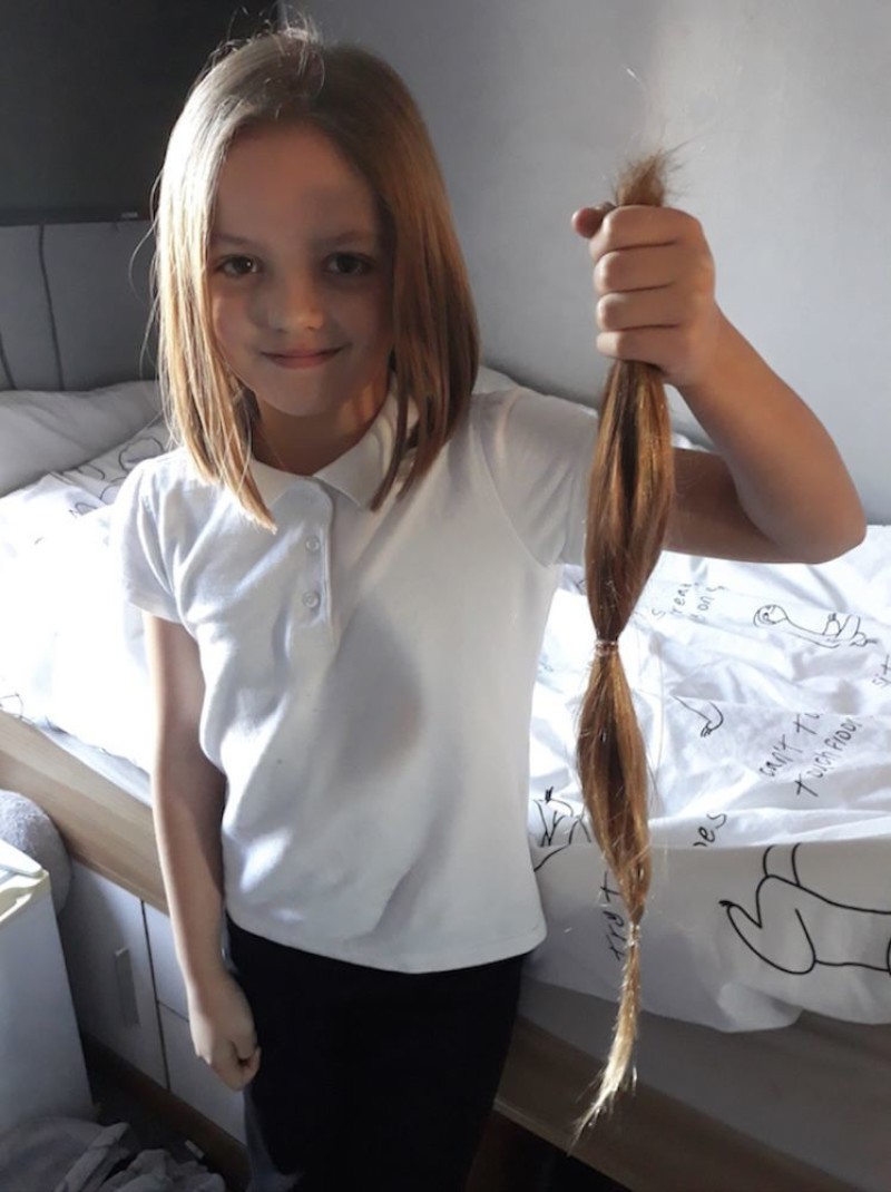 Other image for Daisy’s new hairstyle brings charity boost